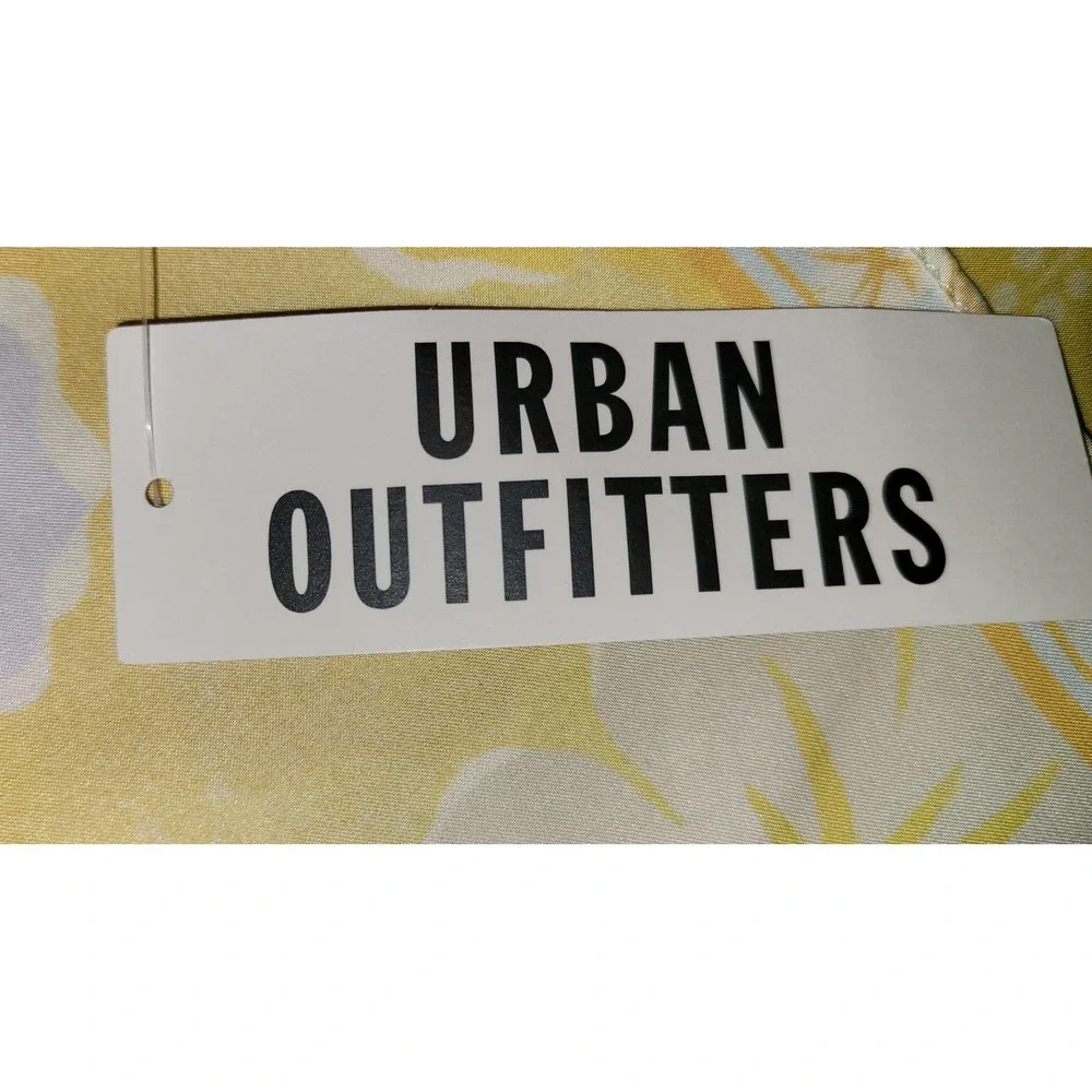 Urban Outfitters Scarf‎ Yellow White Orange Blue Polyester New with Tags